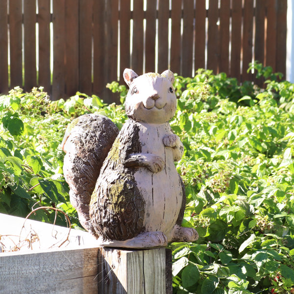 Loon Peak® Toowoomba Animals Weather Resistant Ceramic Garden Statue